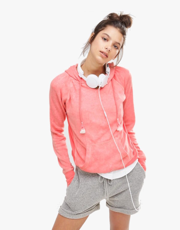 Coral Hoodie